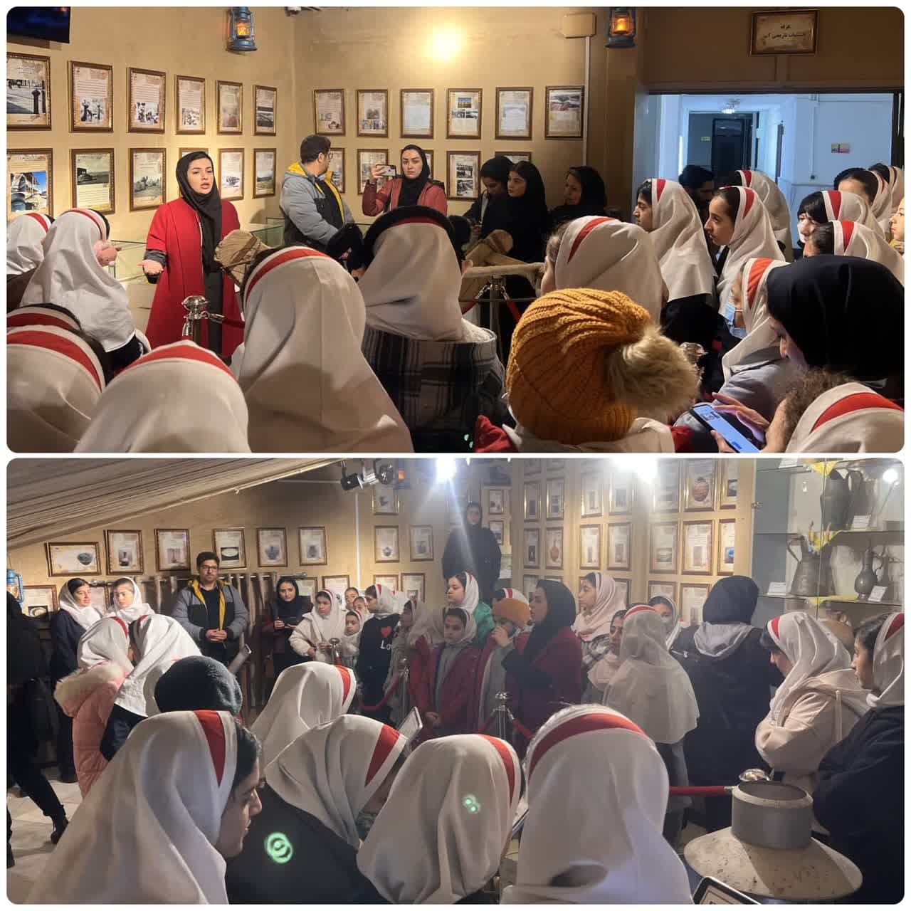 بازدید دانش آموزان پایه پنجم مدرسه حضرت مریم از موزه آب شرکت آب منطقه ای گلستان